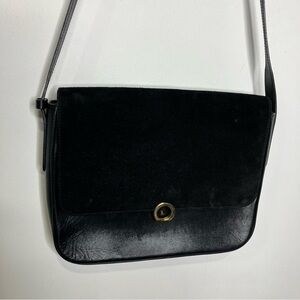Leo Et Violette made in Italy black leather crossbody bag medium size